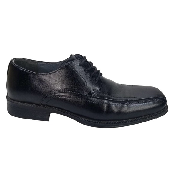 JF J. Ferrar Oxford Lace Up Dress Shoes men’s Size 9 M Black Lace Up Leather - Picture 5 of 15
